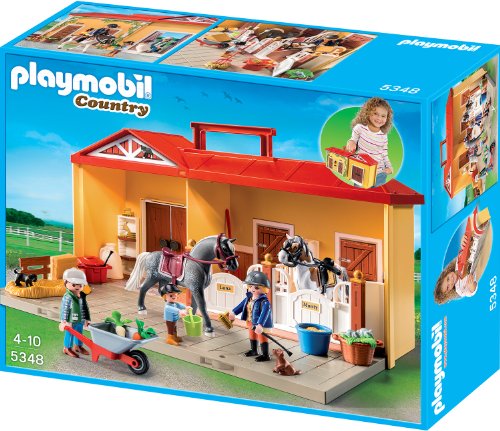 PLAYMOBIL 5348 Mein Pferdestall zum Mitnehmen von PLAYMOBIL