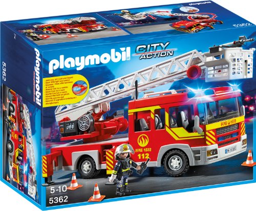 PLAYMOBIL 5362 Feuerwehr-Leiterfahrzeug mit Licht und Sound PLAYMOBIL 5362 Feuerwehr-Leiterfahrzeug mit Licht und Sound von PLAYMOBIL