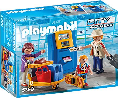 PLAYMOBIL City Action 5399 Familie am Checkin Automat, Ab 4 Jahren von PLAYMOBIL