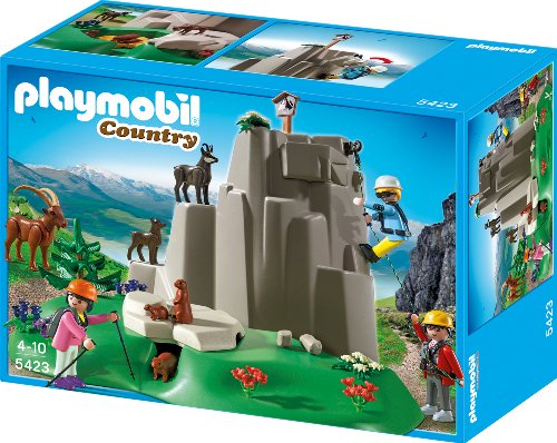 PLAYMOBIL 5423 Kletterfelsen Mit Gebirgstieren von PLAYMOBIL