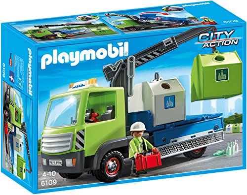 PLAYMOBIL 6109 Altglas LKW mit Containern von PLAYMOBIL