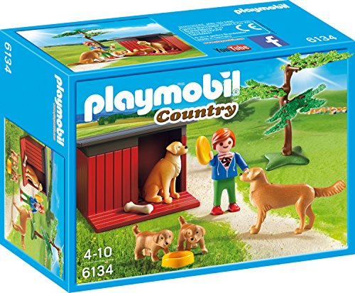 PLAYMOBIL 6134 Golden Retriever mit Welpen von PLAYMOBIL