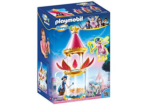 PLAYMOBIL 6688 Zauberhafter Blütenturm mit Feen-Spieluhr und Twinkle von PLAYMOBIL