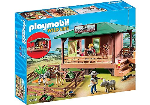 PLAYMOBIL 6936 Rangerstation mit Tieraufzucht, Normalverpackung von PLAYMOBIL