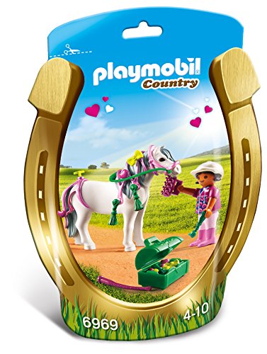 PLAYMOBIL Country 6969 Schmück-Pony Herzchen, ab 4 Jahren von PLAYMOBIL