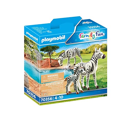 PLAYMOBIL 70356 2 Zebras mit Baby, ab 4 Jahren von PLAYMOBIL