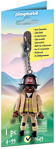 PLAYMOBIL 70649 Schlüsselanhänger Feuerwehrmann, ab 4 Jahren von PLAYMOBIL