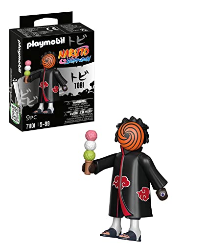 PLAYMOBIL Naruto Shippuden 71101 Tobi mit Dangobälle, kreativer Spielspaß für Animefans mit tollen Details und authentischen Extras, 11-teilig, ab 5 Jahren von PLAYMOBIL