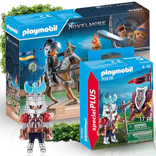 PLAYMOBIL 71297 Novelmore Übungsplatz 70378 Special Plus Zwergenritter – Tauche EIN in die mittelalterliche Welt von Novelmore! von PLAYMOBIL