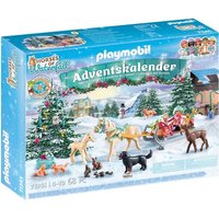 PLAYMOBIL 71345 - Horses of Waterfall - Adventskalender Pferde: Weihnachtliche Schlittenfahrt von PLAYMOBIL