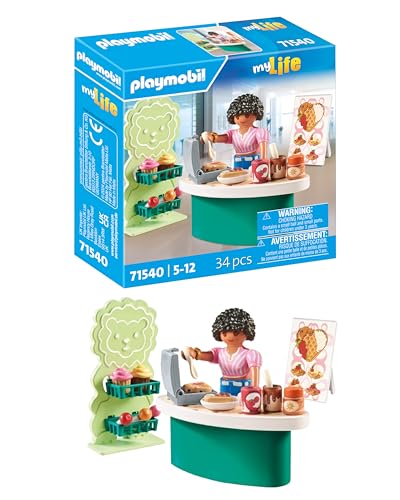 PLAYMOBIL | MyLife | Süßigkeitenstand | Spielzeug für Kinder ab 5 Jahren | 71540 von PLAYMOBIL