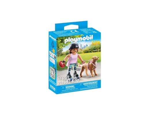 PLAYMOBIL 71739 Jeune Fille Rolleuse mit Retriever von PLAYMOBIL