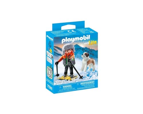 PLAYMOBIL 71741 Junge auf Schneeschuhen mit Bernhardiner von PLAYMOBIL