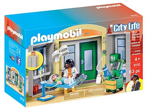 PLAYMOBIL 9110 Krankenhaus Mitnehmbox - City Life von PLAYMOBIL