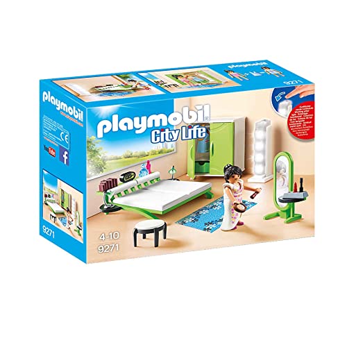 PLAYMOBIL City Life 9271 Schlafzimmer, Ab 4 Jahren von PLAYMOBIL