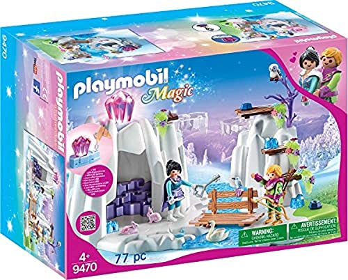 PLAYMOBIL Magic 9470 Suche nach dem Liebeskristall mit Leuchtkristall, Ab 4 Jahren von PLAYMOBIL