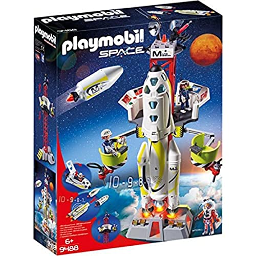 PLAYMOBIL Space 9488 Mars-Rakete mit Startrampe, Ab 6 Jahren [Exklusiv bei Amazon] von PLAYMOBIL