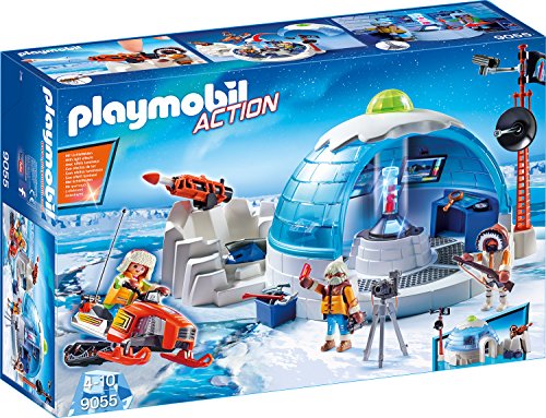 PLAYMOBIL Action 9055 Polar Ranger Hauptquartier, Ab 4 Jahren von PLAYMOBIL