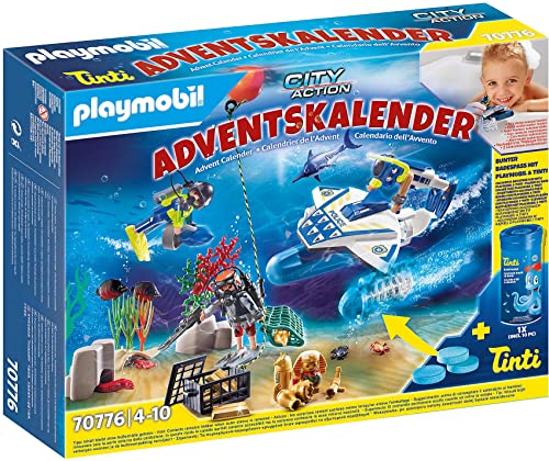 PLAYMOBIL Adventskalender 70776 Badespaß Polizeitaucheinsatz, Ab 4 Jahren PLAYMOBIL Adventskalender 70776 Badespaß Polizeitaucheinsatz, Ab 4 Jahren von PLAYMOBIL