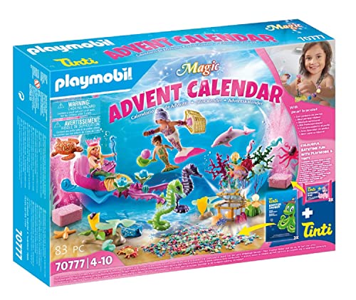 PLAYMOBIL Adventskalender 70777 Badespaß Meerjungfrauen, Ab 4 Jahren von PLAYMOBIL