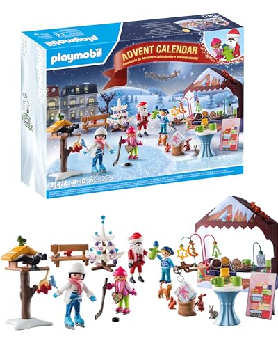 PLAYMOBIL | Adventskalender für Kinder| Ausflug auf den Weihnachtsmarkt | winterliches Abenteuerspielzeug | Mit bunten Figuren und Accessoires| Ab 4 Jahren | 71472 PLAYMOBIL | Adventskalender für Kinder| Ausflug auf den Weihnachtsmarkt | winterliches Abenteuerspielzeug | Mit bunten Figuren und Accessoires| Ab 4 Jahren | 71472 von PLAYMOBIL