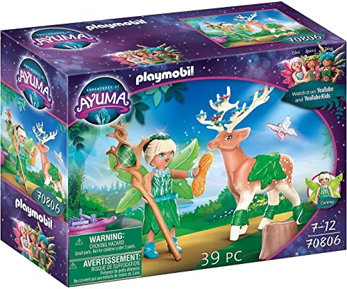 PLAYMOBIL Adventures of Ayuma 70806 Forest Fairy mit Seelentier, Ab 7 Jahren von PLAYMOBIL