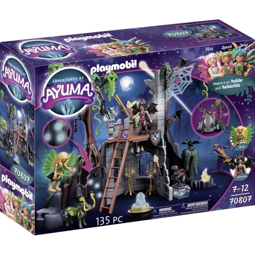 PLAYMOBIL Adventures of Ayuma 70807 Bat Fairies Ruine, Mit Lichteffekt, Spielzeug für Kinder ab 7 Jahren PLAYMOBIL Adventures of Ayuma 70807 Bat Fairies Ruine, Mit Lichteffekt, Spielzeug für Kinder ab 7 Jahren von PLAYMOBIL