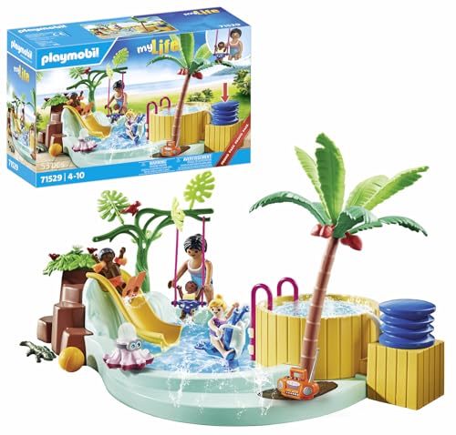 PLAYMOBIL | MyLife | Promo Pack Kinderbecken mit Whirlpool | detailreiches Spielzeug für Kinder ab 4 Jahren | 71529 von PLAYMOBIL