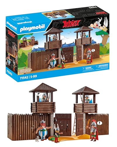 PLAYMOBIL Asterix 71542 Römerlager, spannende Eroberung des Lagers durch die Gallier, inklusive Zaubertrank für mehr Körperkraft, detailreiches Spielzeug für Kinder ab 5 Jahren von PLAYMOBIL