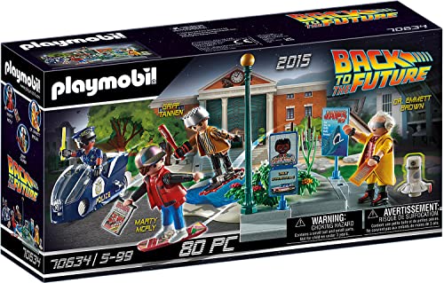 PLAYMOBIL Back to The Future 70634 Part II Verfolgung mit Hoverboard, Ab 5 Jahren von PLAYMOBIL