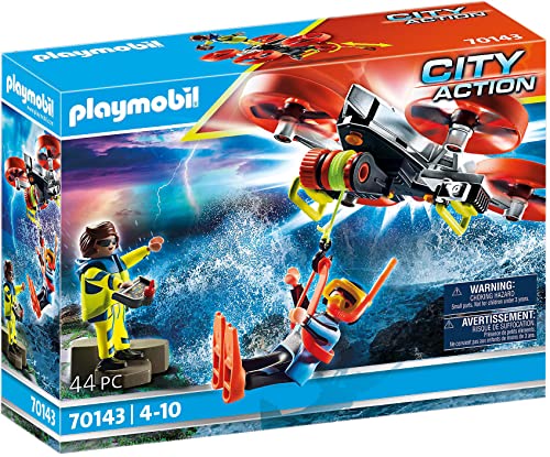 PLAYMOBIL City Action 70143 Seenot: Taucher-Bergung mit Rettungsdrohne von PLAYMOBIL