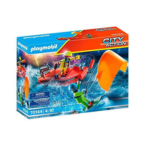 PLAYMOBIL City Action 70144 Seenot: Kitesurfer-Rettung mit Boot, ab 4 Jahren PLAYMOBIL City Action 70144 Seenot: Kitesurfer-Rettung mit Boot, ab 4 Jahren von PLAYMOBIL