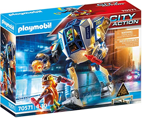 PLAYMOBIL City Action 70571 Polizei-Roboter: Spezialeinsatz, Für Kinder von 4-10 Jahre von PLAYMOBIL