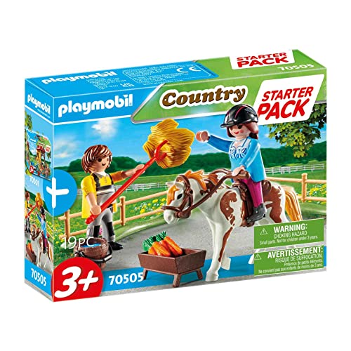 PLAYMOBIL Starter Pack Reiterhof Ergänzungsset, 70505 von PLAYMOBIL