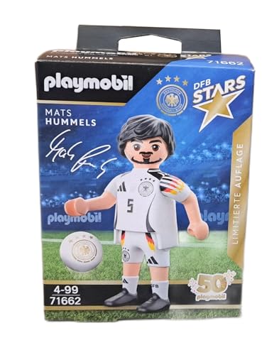 PLAYMOBIL DFB Stars Spielerfiguren zur Auswahl - Limitierte Auflage zur EM 2024 (71662 - Mats Hummels) von PLAYMOBIL