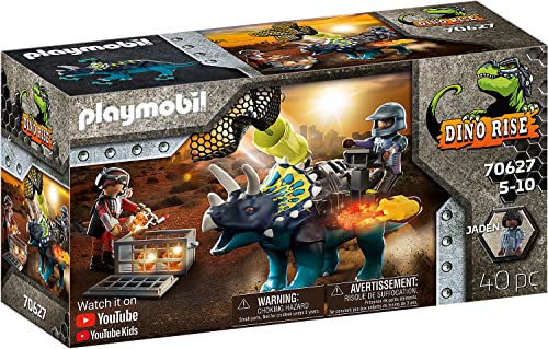 PLAYMOBIL Dino Rise 70627 Triceraptos: Randale um die legendären Steine, Ab 5 Jahren von PLAYMOBIL