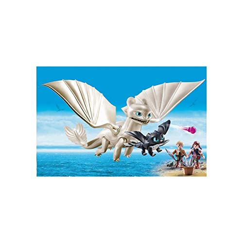 PLAYMOBIL DreamWorks Dragons 70038 Tagschatten und Babydrachen mit Kindern, Ab 4 Jahren von PLAYMOBIL