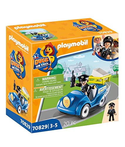 PLAYMOBIL Duck ON Call 70829 Mini-Auto Polizei, Spielzeug für Kinder ab 3 Jahren von PLAYMOBIL