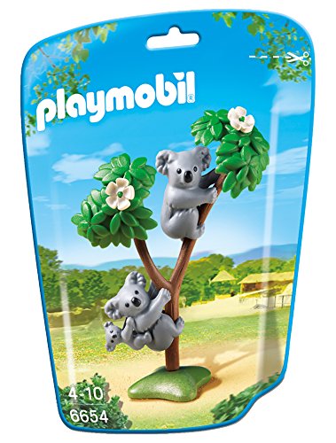 PLAYMOBIL Family Fun 6654 2 Koalas mit Baby, Ab 4 Jahren von PLAYMOBIL