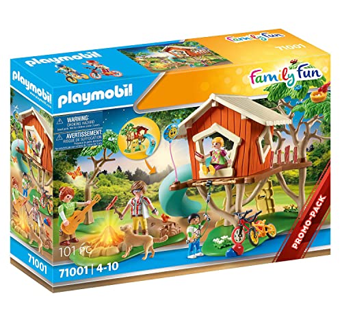 PLAYMOBIL Family Fun 71001 Abenteuer-Baumhaus mit Rutsche, LED-Lagerfeuer, Spielzeug für Kinder ab 4 Jahren PLAYMOBIL Family Fun 71001 Abenteuer-Baumhaus mit Rutsche, LED-Lagerfeuer, Spielzeug für Kinder ab 4 Jahren von PLAYMOBIL