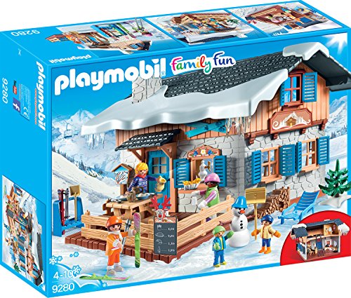 PLAYMOBIL Family Fun 9280 Skihütte, Ab 4 Jahren [Exklusiv bei Amazon] von PLAYMOBIL