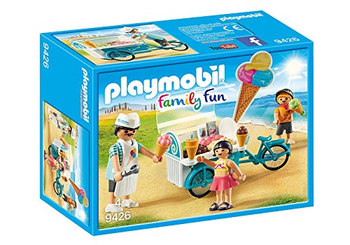 PLAYMOBIL Family Fun 9426 Fahrrad mit Eiswagen, ab 4 Jahren von PLAYMOBIL