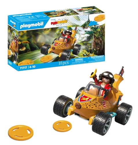 PLAYMOBIL | Fun Stars | Rasende Banane | Spielzeug ab 4 Jahren | Geschenk für Kinder | Spielzeug Auto | Mit Rückzugmotor & Schießfunktion | 71717 PLAYMOBIL | Fun Stars | Rasende Banane | Spielzeug ab 4 Jahren | Geschenk für Kinder | Spielzeug Auto | Mit Rückzugmotor & Schießfunktion | 71717 von PLAYMOBIL