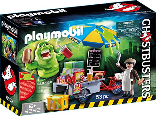 PLAYMOBIL Ghostbusters 9222 Slimer mit Hot Dog Stand, Ab 6 Jahren von PLAYMOBIL