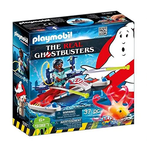 PLAYMOBIL Ghostbusters 9387 Zeddemore mit Aqua Scooter, Schwimmfähig, Ab 6 Jahren von PLAYMOBIL