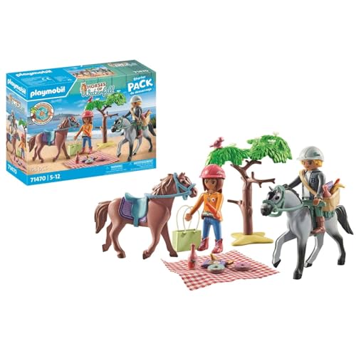 PLAYMOBIL Horses of Waterfall 71470 Reitausflug an den Strand mit Amelia und Ben ab 5 Jahren von PLAYMOBIL