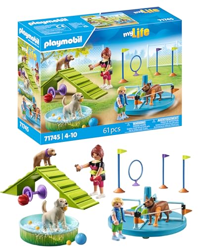 PLAYMOBIL | Hundespielplatz | Hunde Spielzeug Kind | Hundefiguren Set | Spielzeug für Kinder ab 4 Jahren | 71745 von PLAYMOBIL