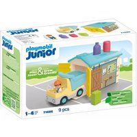 PLAYMOBIL JUNIOR 71686 - LKW mit Sortiergarage von PLAYMOBIL