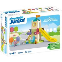 PLAYMOBIL JUNIOR 71703 - Erlebnisturm mit Eisstand von PLAYMOBIL