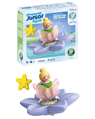 PLAYMOBIL JUNIOR Aqua & Disney | Tinkerbells magische Feen-Schwimmblume | Nachhaltiges Wasserspielzeug ab 1 Jahr | Geschenk für Kleinkinder | Fördert Kreativität & Rollenspiel | 71772 PLAYMOBIL JUNIOR Aqua & Disney | Tinkerbells magische Feen-Schwimmblume | Nachhaltiges Wasserspielzeug ab 1 Jahr | Geschenk für Kleinkinder | Fördert Kreativität & Rollenspiel | 71772 von PLAYMOBIL